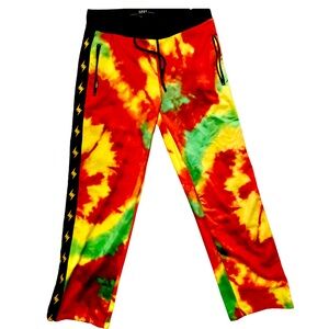 Guess x J. Balvin Vibras Tie-Dyed Track Pants Size S